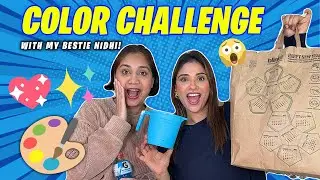 POV: Same color, zero planning, full chaos 🎨😂 || color challenge ft. @NidhiK 
