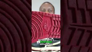 Sneaker Deconstructed  Red Outsole & Muslin Midsole