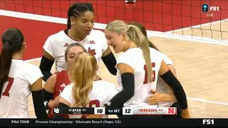 Nebraska vs. Utah Women's College Volleyball Today Sept, 12 2025 | NCAA Volleyball 2025