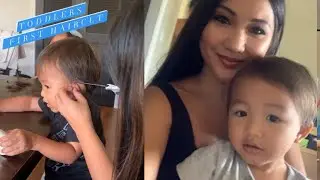 Quarantine Haircut | Toddlers First Haircut ✂️