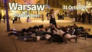 Autumn Walk Warsaw Halloween Poland - 31 October 2025 | Walking Tour