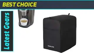 Keurig Coffee Maker Dust Cover with Storage Pockets | Protect Your Machine in Style!