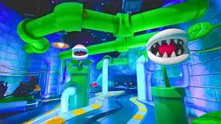 [4K] Mario Kart Ride POV в Universal Studios Hollywood