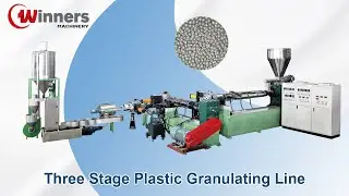 Three Stage Plastic Granulating Line | Plastic Granulation Line - Winners Machinery