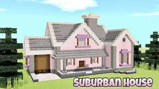 MINECRAFT: HOW TO BUILD A PASTEL SUBURBAN HOUSE | TUTORIAL |