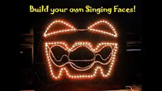 How to build lighted Singing Faces for Halloween or Christmas