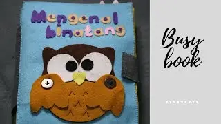 DIY contoh Busy Book dari flanel