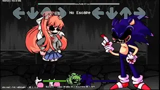 Fnf Monika.exe Vs Sonic.exe You Can't Run Encore V5 @Katashi40