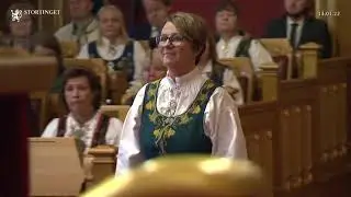 Storting 02.10.2020 Åpning av det 165. ordinære storting