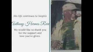 Burial service service for Anthony Hermes Reid