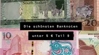 Die sch&ouml;nsten Banknoten unter 5 Euro Teil 9