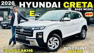Hyundai Creta Base Model 2026 Detailed Review ✅ Creta E Diesel 2026 Price & Features 🔥