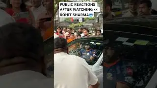 PUBLIC REACTIONS AFTER WATCHING ROHIT SHARMA DRIVING HIS MERCEDES S CLASS IN TRAFFIC #SHORTS#INDIA
