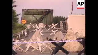 CROATIA: KEY BRIDGE IS DAMAGED
