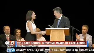 CBS 8 News Report on Prattville Junior High School Winning an Alabama Safe Schools Award