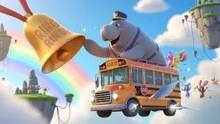 Ring Ring Manatee Bus 🚌🦦✨ | Fantasy Song for Kids | Learn Colors and Silly Manatee Bus Magic