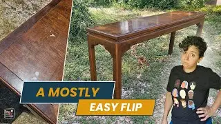 Quick Ethan Allen Classic Manor Table Flip: DIY Paint Mix + Mohawk Toners
