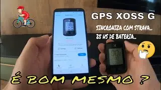 GPS Xoss G detalhes do ciclocomputador e como sincronizar com o Strava