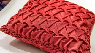 Smocked Pillows for Living Rooms: New Home Decor DIY