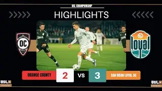 Orange County vs San Diego Loyal | 2022 USL Championship | Highlights