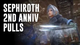 FF7 Ever Crisis 2nd Anniversary Sephiroth Banner Pulls