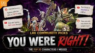 Top 10 Community Legendary Event Characters – I was WRONG!!