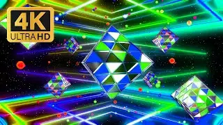 6 Hours 4K UHD Disco Diamond Radiance Infinite Glow | Beat Synced Background Party