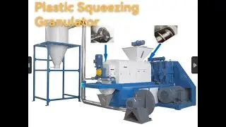 JG320 squeezer / granulator for PP raffia