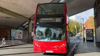 *Last Day + Kickdown* Journey on Sullivan Buses School Route 603. Enviro400 Trident E63 (LK58 KGU)