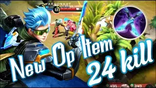 MLBB | New Magic item Shadow Twinblade | Gusion Cyber Ops skin gameplay | Journey/To be continued...