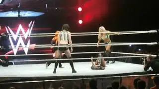 Team Bella vs. Becky Lynch & Charlotte - Dublin, 2015 - 1/3