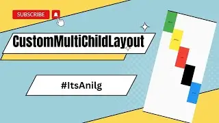 CustomMultiChildLayout Widget In Flutter | Hindi