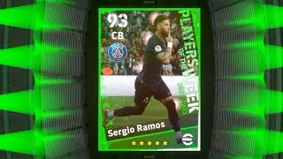 How To Get 96 Rated Sergio  Ramos  From Potw Worldwide Pack _ sergio ramos eFootball 2023 Mobilel