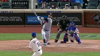 ATL@NYM: Doumit connects for a two-run homer