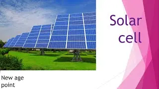 Solar cell basic working