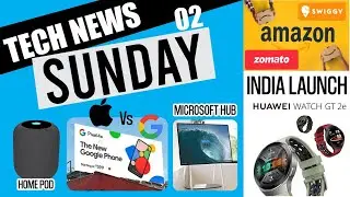 Top 5 Tech News. New product launch in India by Apple Homepod, Google , Microsoft & Huawei - Hindi