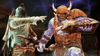 SHADOW OF WAR - UNIQUE EXPLODED ORC OVERLORD BATTLE FOR THE TERROR CITADEL IN DESERT