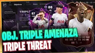 OBJ. TRIPLE AMENAZA: Maddison Triple amenaza y DCP King Heroe y Neville Triple Amenaza FUT 24