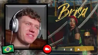 FIRST REACTION TO Brisa - IZA | Brazilian Music Reaction