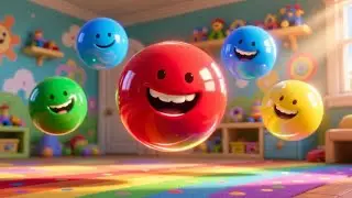 Color Balls & Sing a Song | Fun Learning Colors Rhyme for Kids | Nursery Rhymes & Songs for Children