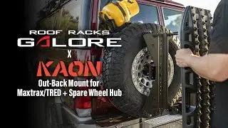 Крепление Kaon Out-Back для Maxtrax/TRED + ступица запасного колеса