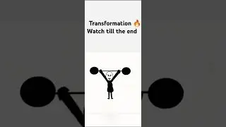 Workout body transformation 2d anime 🔥#2danime #shorts #shortvideo