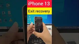 iPhone 13 exit recovery mode | fix recovery mode | 2025 |
