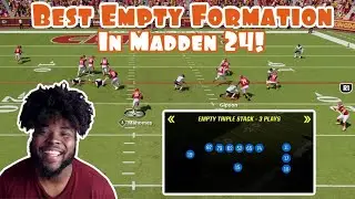 Best Empty Formation In Madden 24! | Easy Cover 3 Bomb 💣| Destroy EVERY Coverage 🎯|
