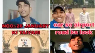 Quarter guard ka ground and NCC practice 26 January ki taiyari school me 🎒