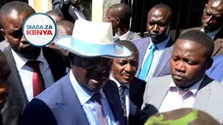 Watch how angry Raila can get when he confronted DCI officers for denying him entry to see Matiang'i