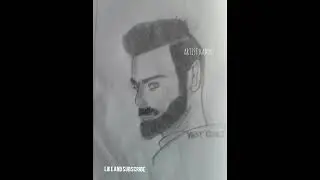 Run machine virat kohli drawing #india #viratkohli #rcb #t20 #test