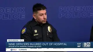 Nine injured Phoenix officers out of hospital