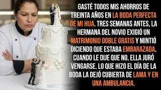 La CUÑADA de mi hija exigió MATRIMONIO DOBLE ... Llegó vestida de NOVIA y terminó en AMBULANCIA