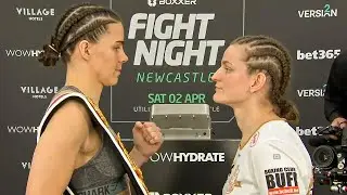 Savannah Marshall vs Femke Hermans &bull; FULL WEIGH-IN & FINAL FACE OFF | Sky Sports Boxing